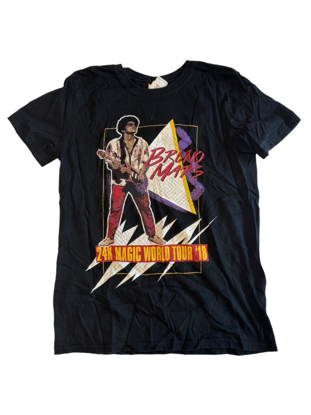 Black 24K Magic World Tour '18 Graphic Tee